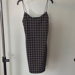 Plaid mini dress